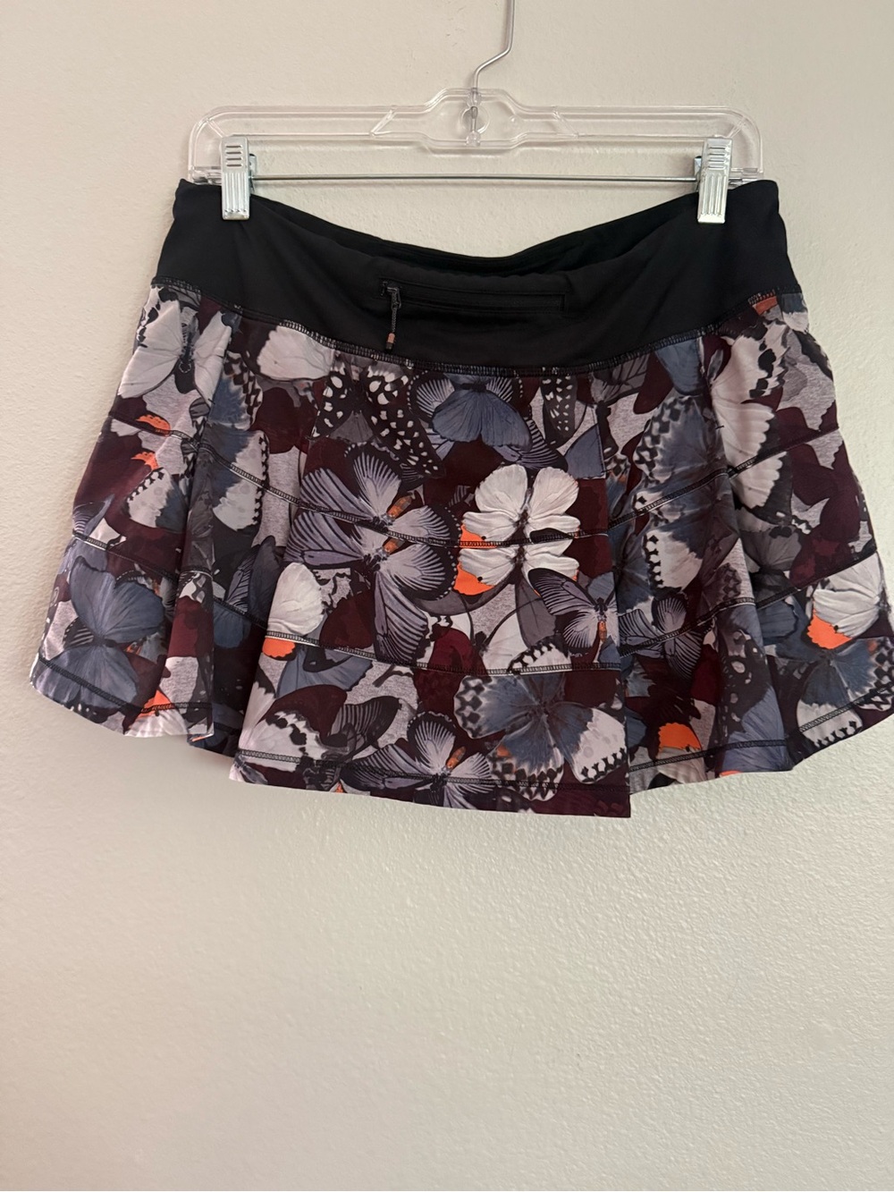 Lululemon Pace Revival Biggie So Fly Butterfly Pizzazz Print Skirt Size 8